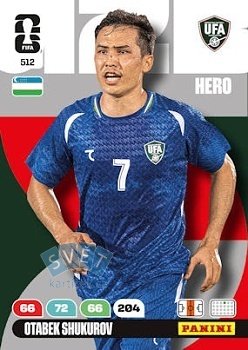 Otabek Shukurov Uzbekistan Panini FIFA World Cup 2026 Adrenalyn XL #512